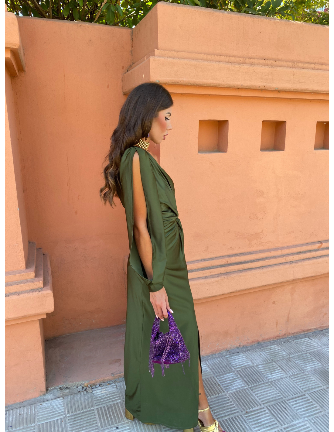 Flattering One-Shoulder Evening Dress