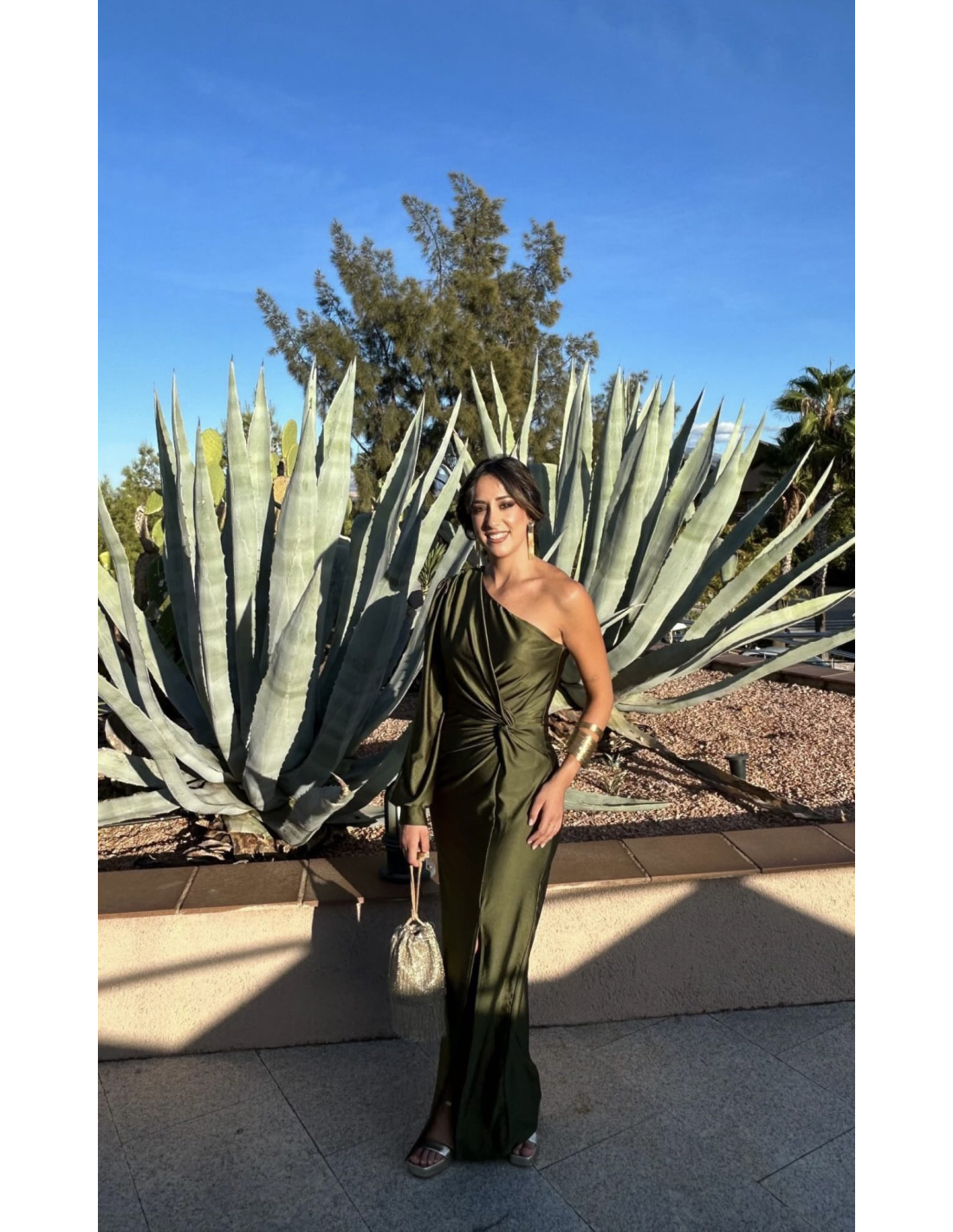 Glamour One-Shoulder Gown