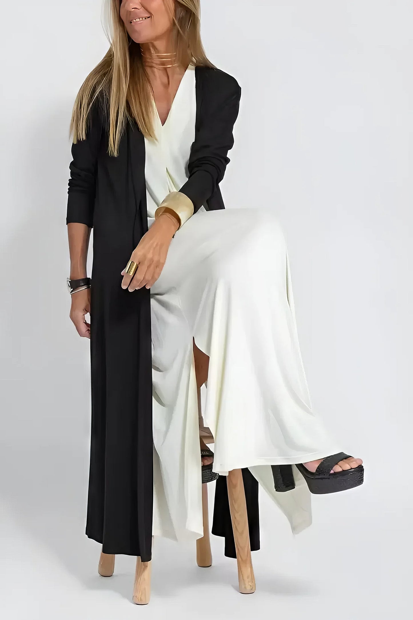 Silhouette-Enhancing Maxi Dress