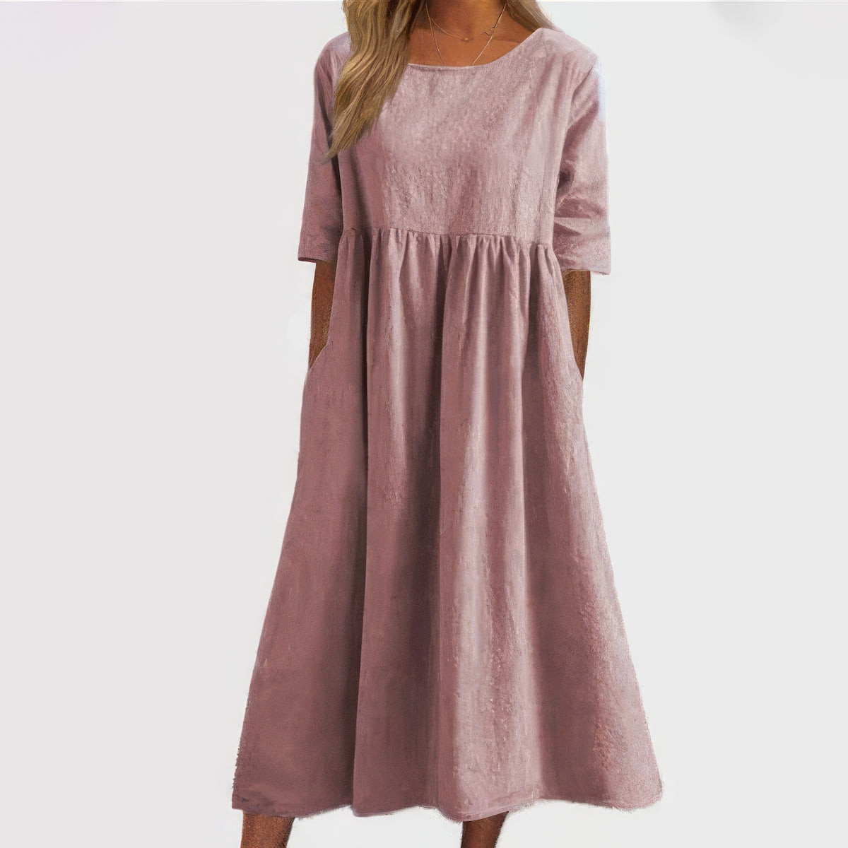 Effortless All-Day Elegance A-Line Dress