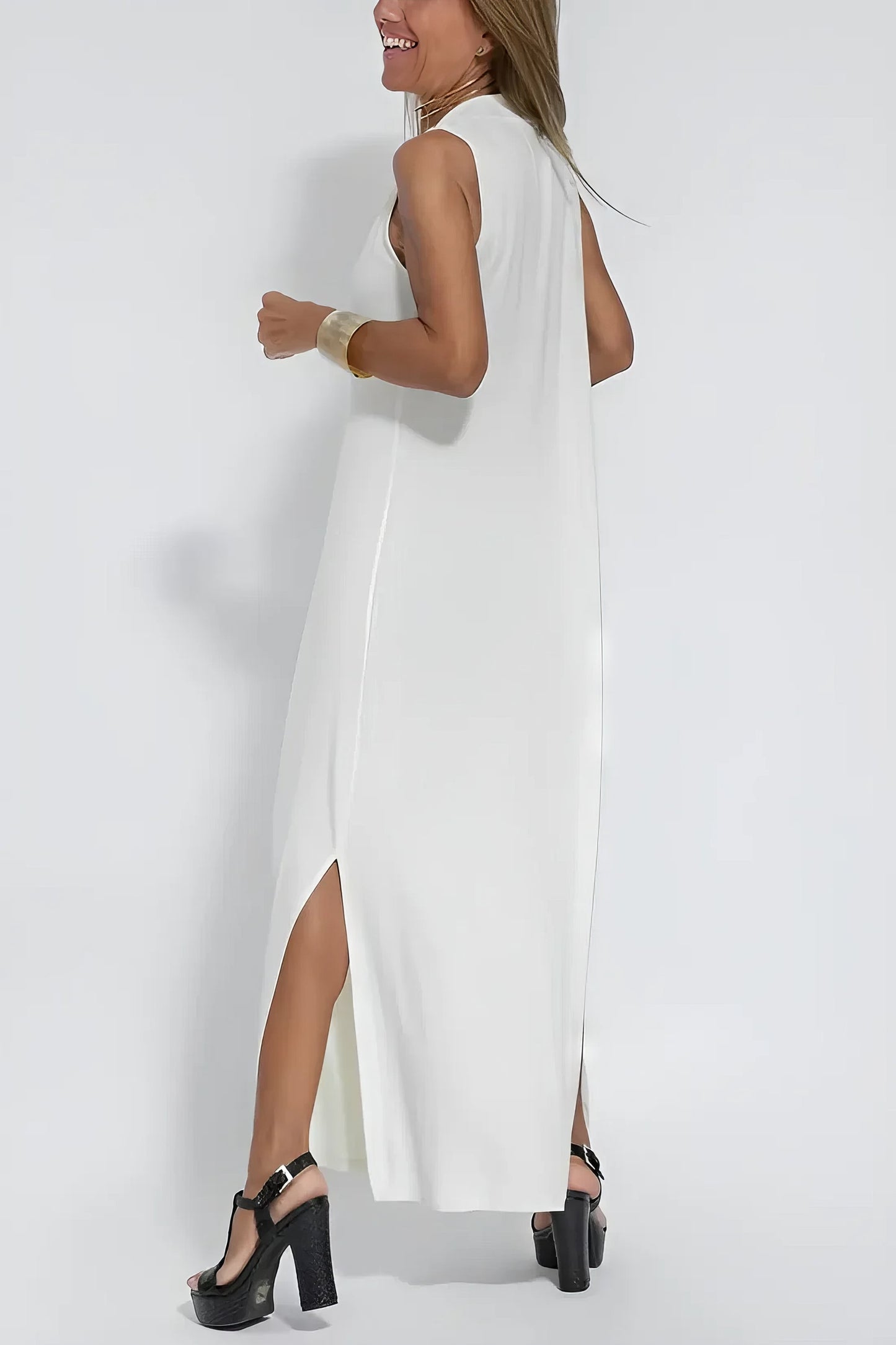Silhouette-Enhancing Maxi Dress