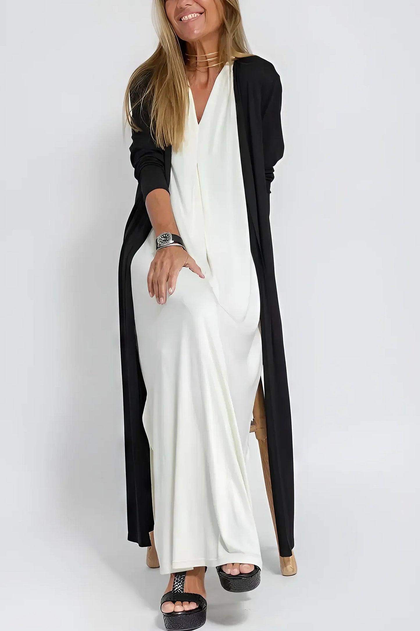 Silhouette-Enhancing Maxi Dress