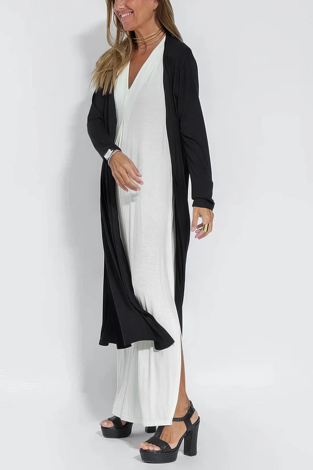 Silhouette-Enhancing Maxi Dress