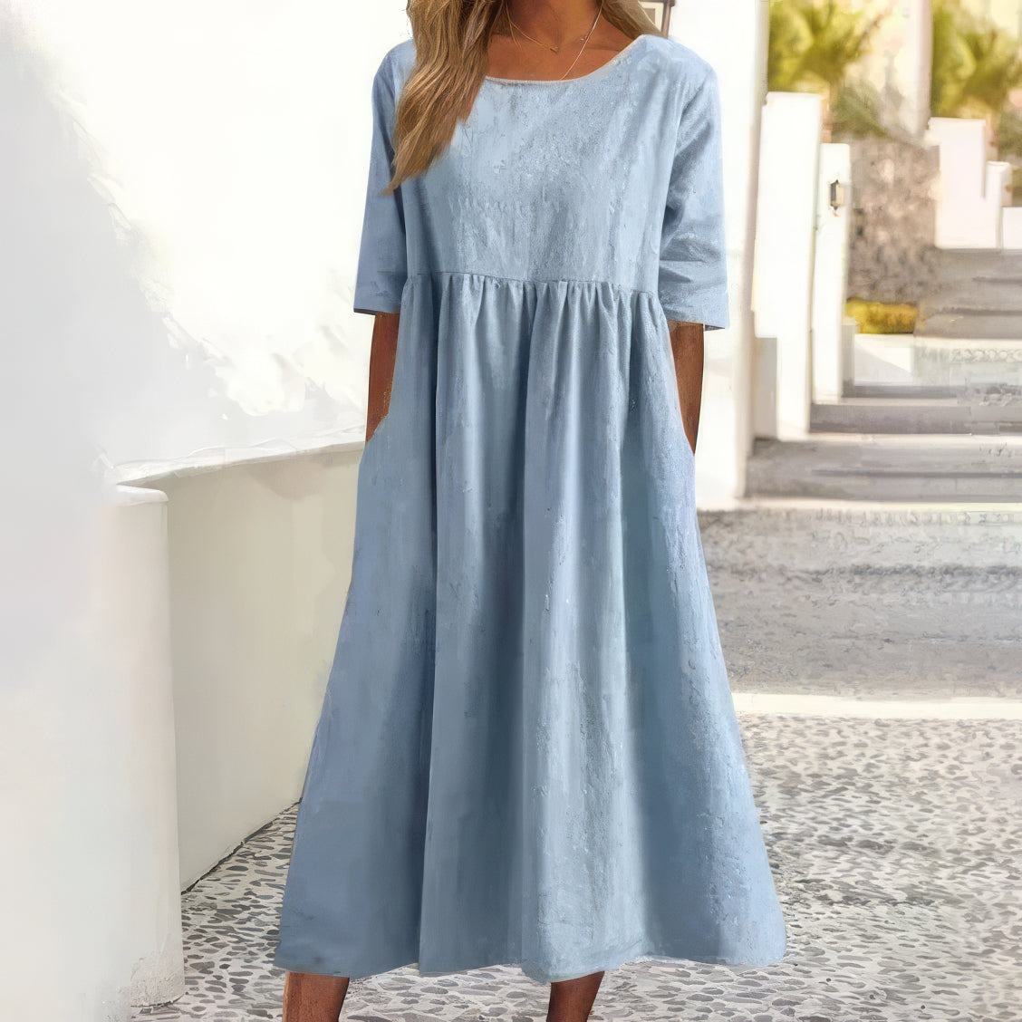 Effortless All-Day Elegance A-Line Dress