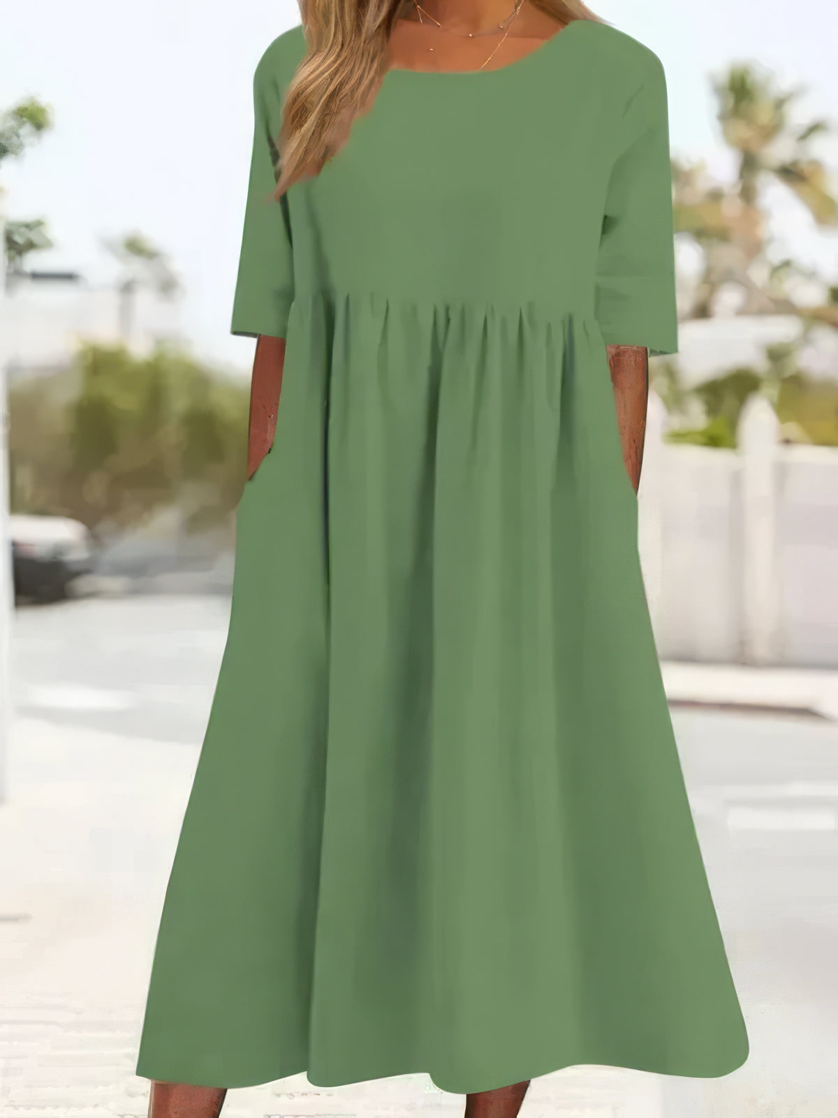 Effortless All-Day Elegance A-Line Dress