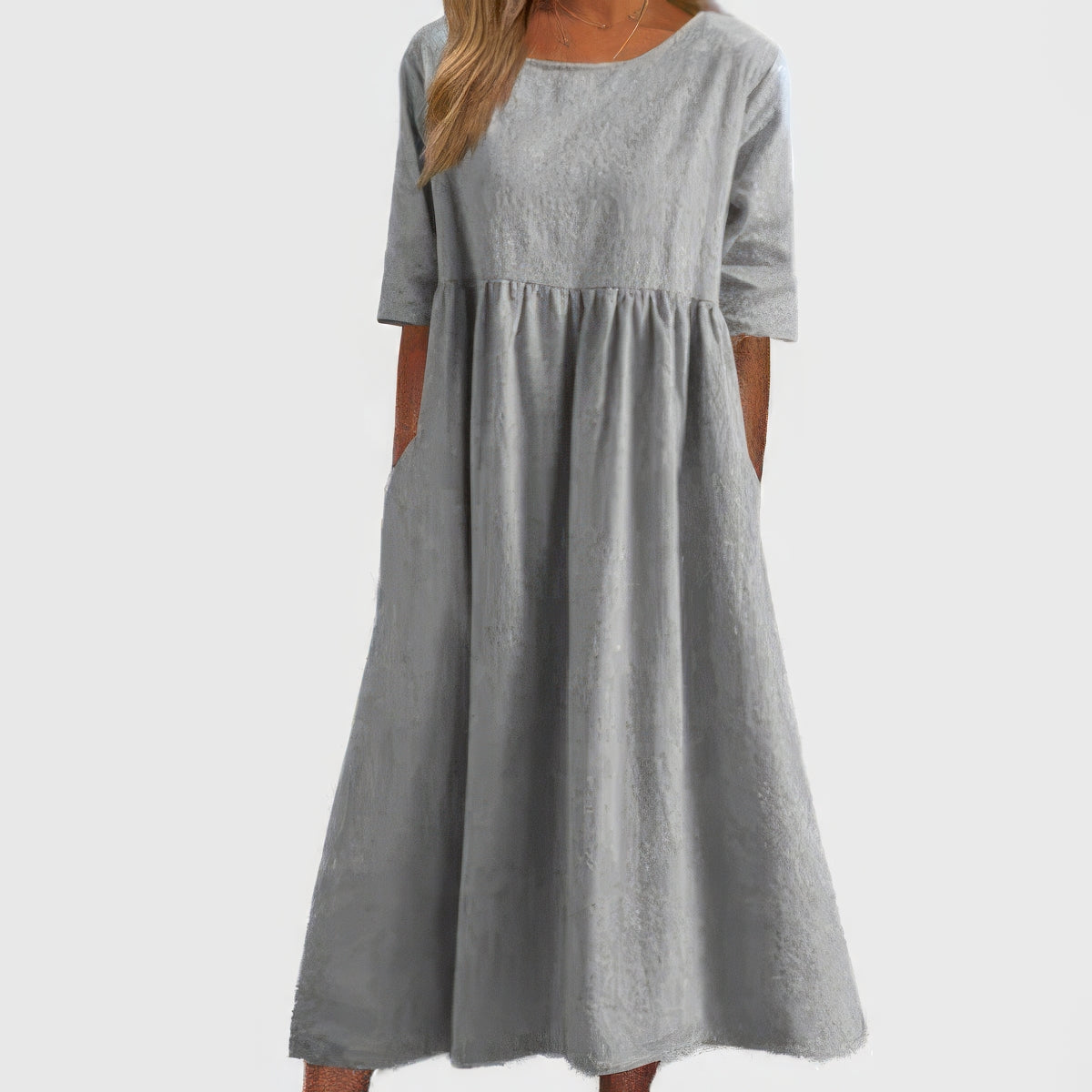 Effortless All-Day Elegance A-Line Dress