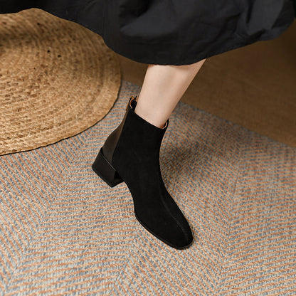 Cushioned Suede Boots