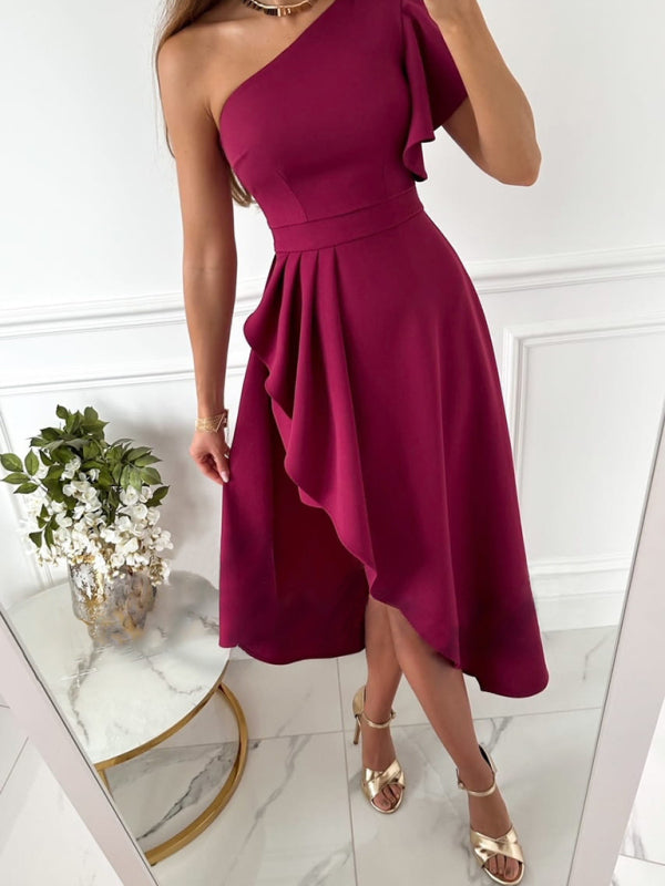 Effortless Chic One-Shoulder Dress