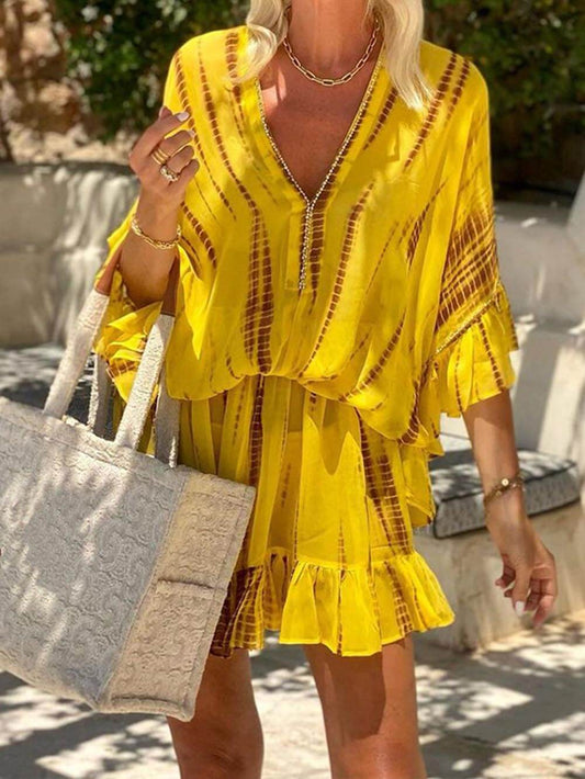Effortless Everyday V-Neck Mini Dress