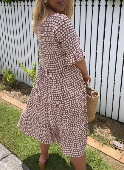 Breezy Polka Dot Summer Dress