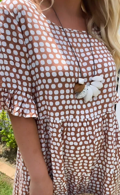 Breezy Polka Dot Summer Dress