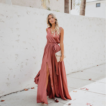 Elegant Summer Halter Dress