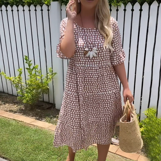 Breezy Polka Dot Summer Dress