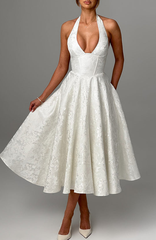 Effortless Romantic Midi Dress