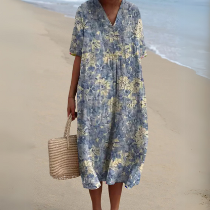 Radiant Floral Summer Dress