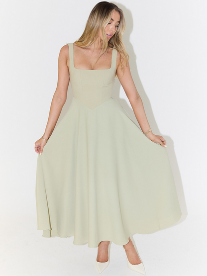Figure Enhancing Midi Dress