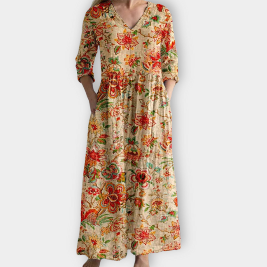Effortless Floral Day Dress