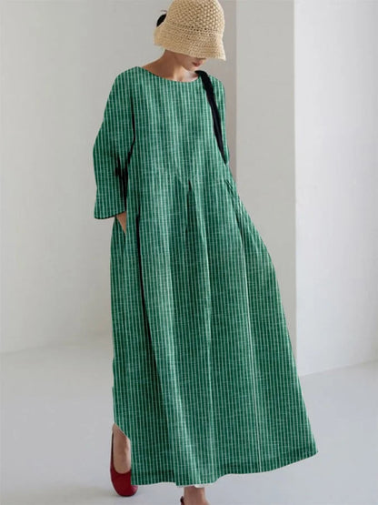Retro-Chic Striped Dress
