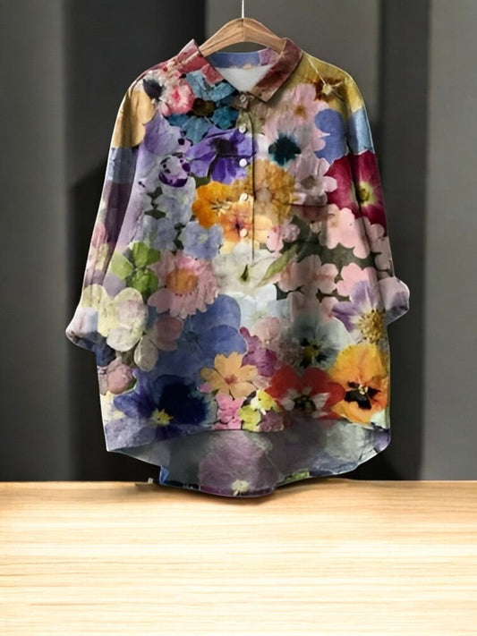 Effortless Vintage Blouse: Timeless Comfort