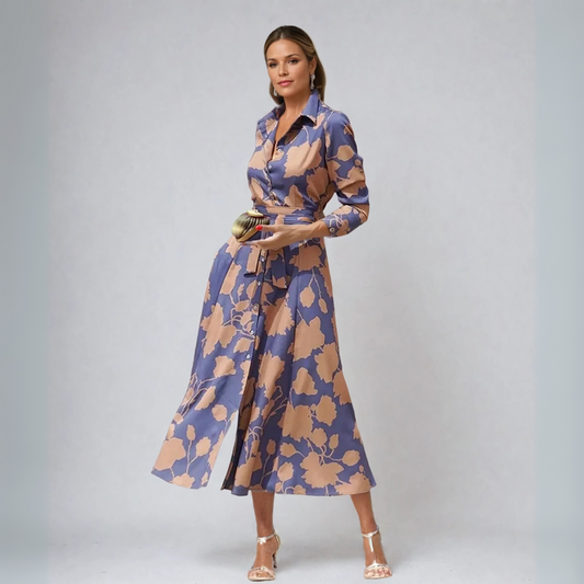 Confident Elegance Shirt Dress