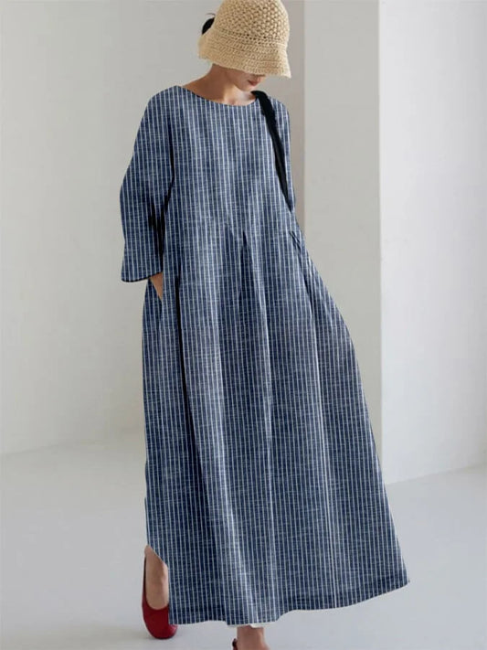 Retro-Chic Striped Dress