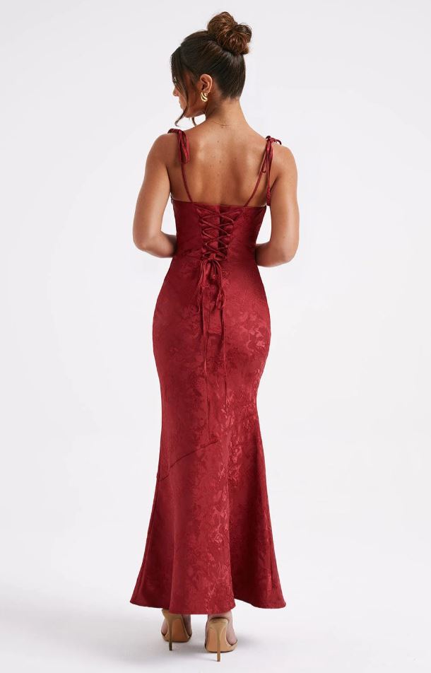 Sensual Floral Maxi Dress