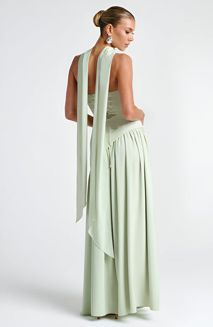 Bold Asymmetric Maxi Dress
