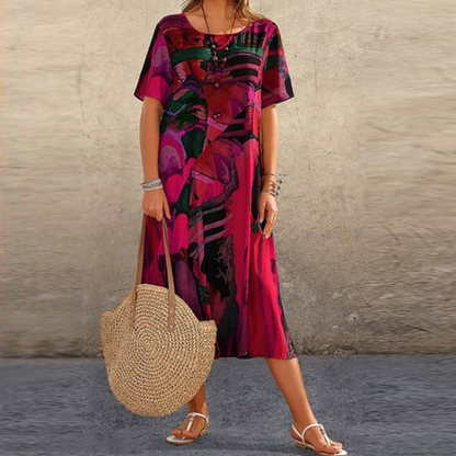 Effortless Artistic Comfort Dress