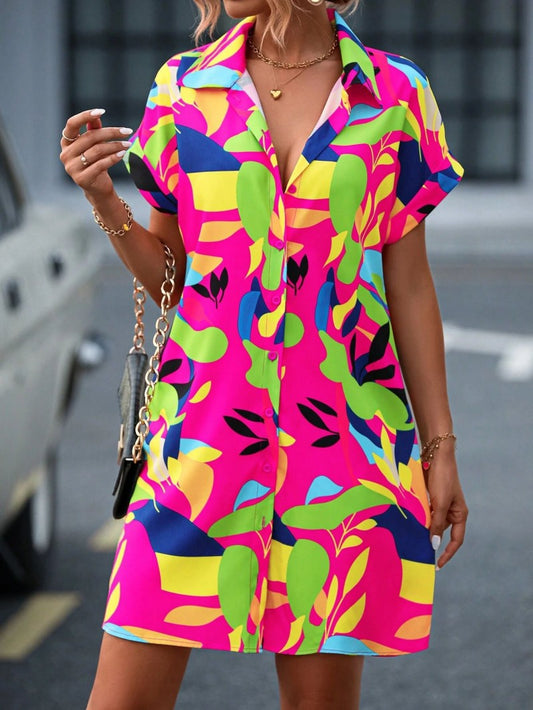 Vibrant Button-Down for Everyday Chic