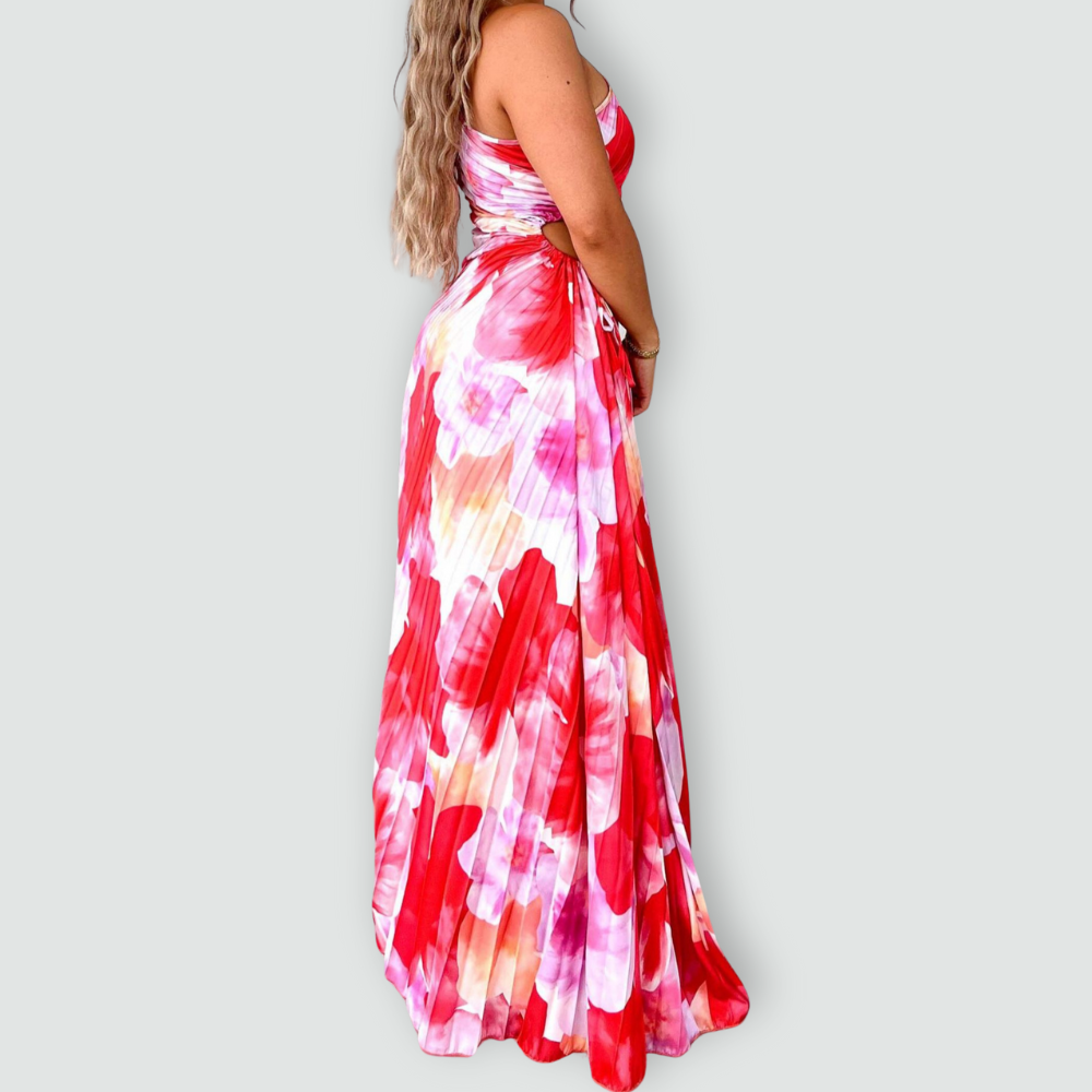Bold One-Shoulder Confidence Dress