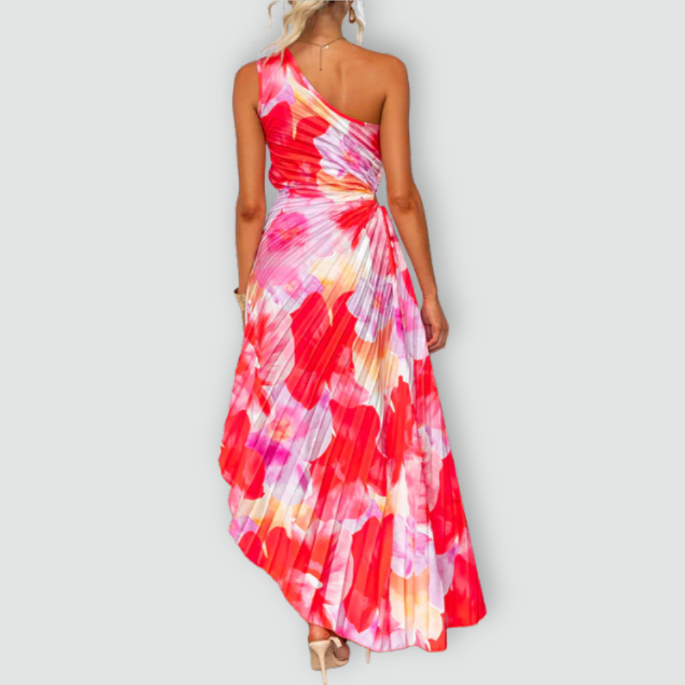 Bold One-Shoulder Confidence Dress
