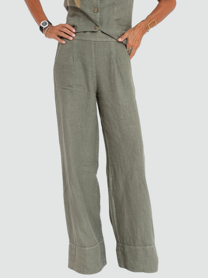 Effortless Chic Cotton Linen Set