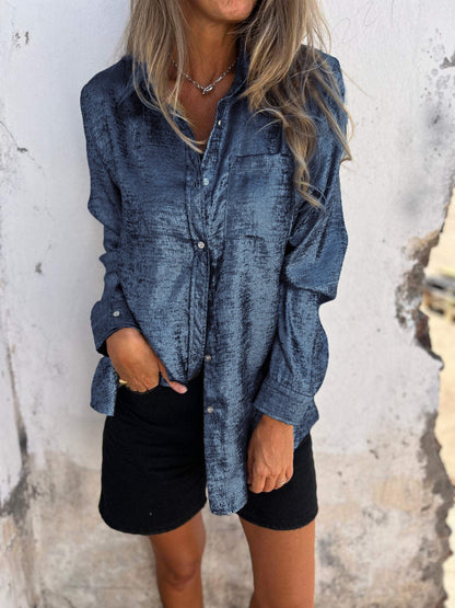 Effortless Elegance Shimmer Shirt