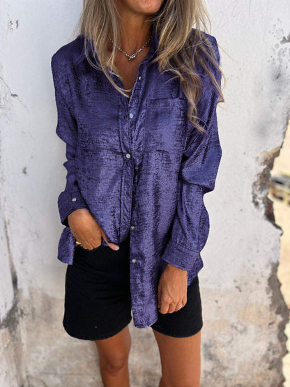 Effortless Elegance Shimmer Shirt
