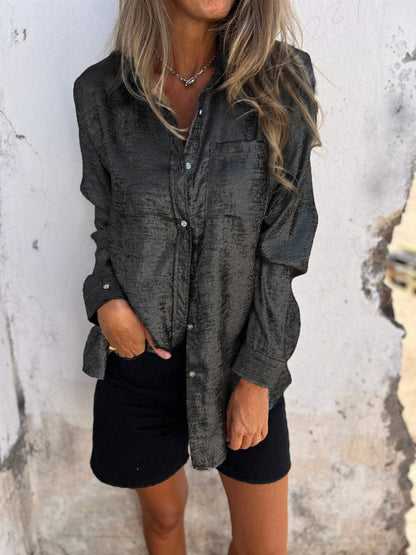 Effortless Elegance Shimmer Shirt