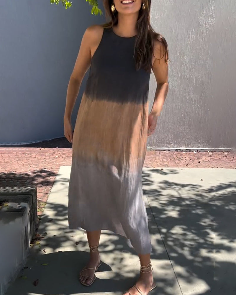 Effortless Chic Gradient Dress