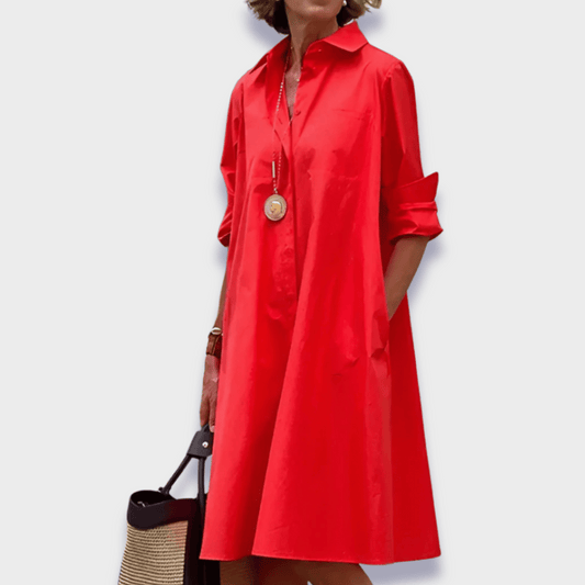 Effortless Comfort Polo Dress