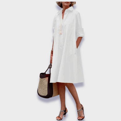 Effortless Comfort Polo Dress