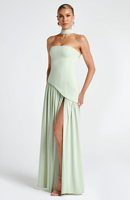 Bold Asymmetric Maxi Dress