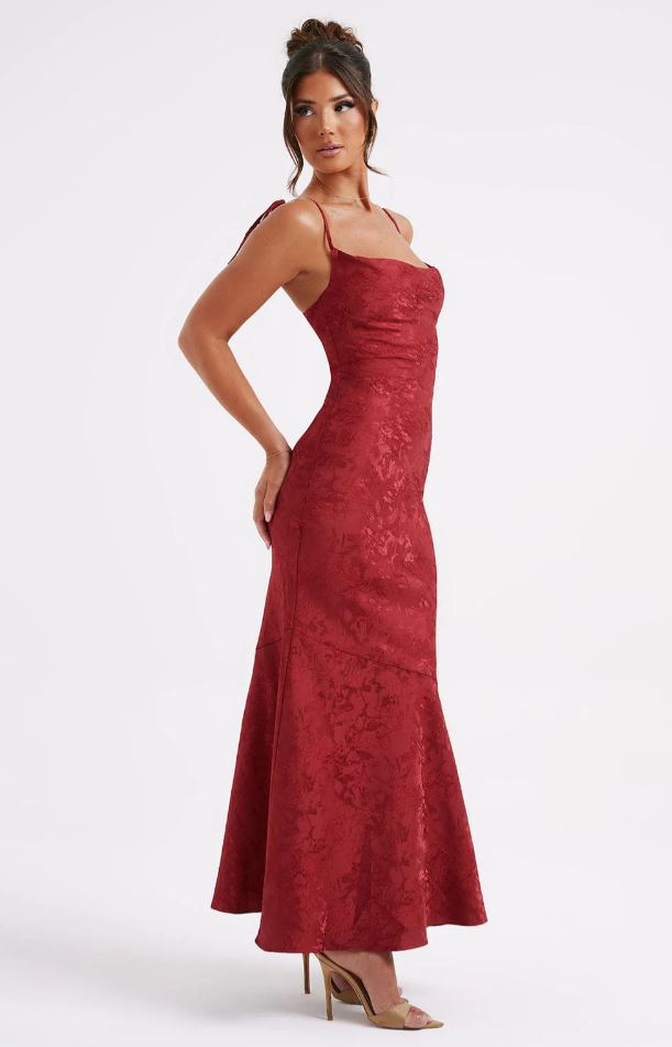 Sensual Floral Maxi Dress