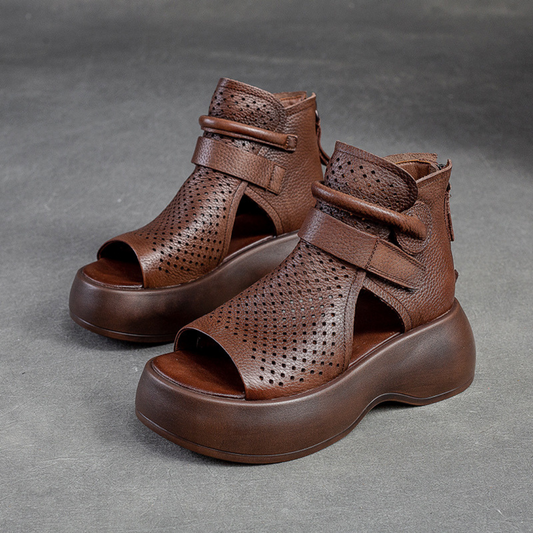 All-Day Support Leather Sandals