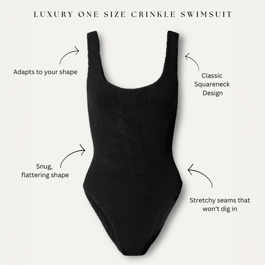 Luxurious Shape-Adaptive Swimsuit