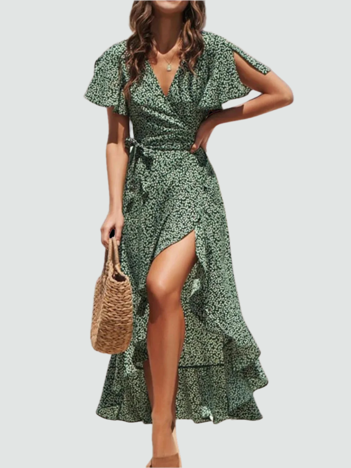 Effortlessly Chic Boho Floral Maxi Dress