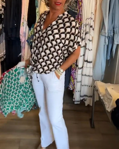 Effortless Chic Geometric Top