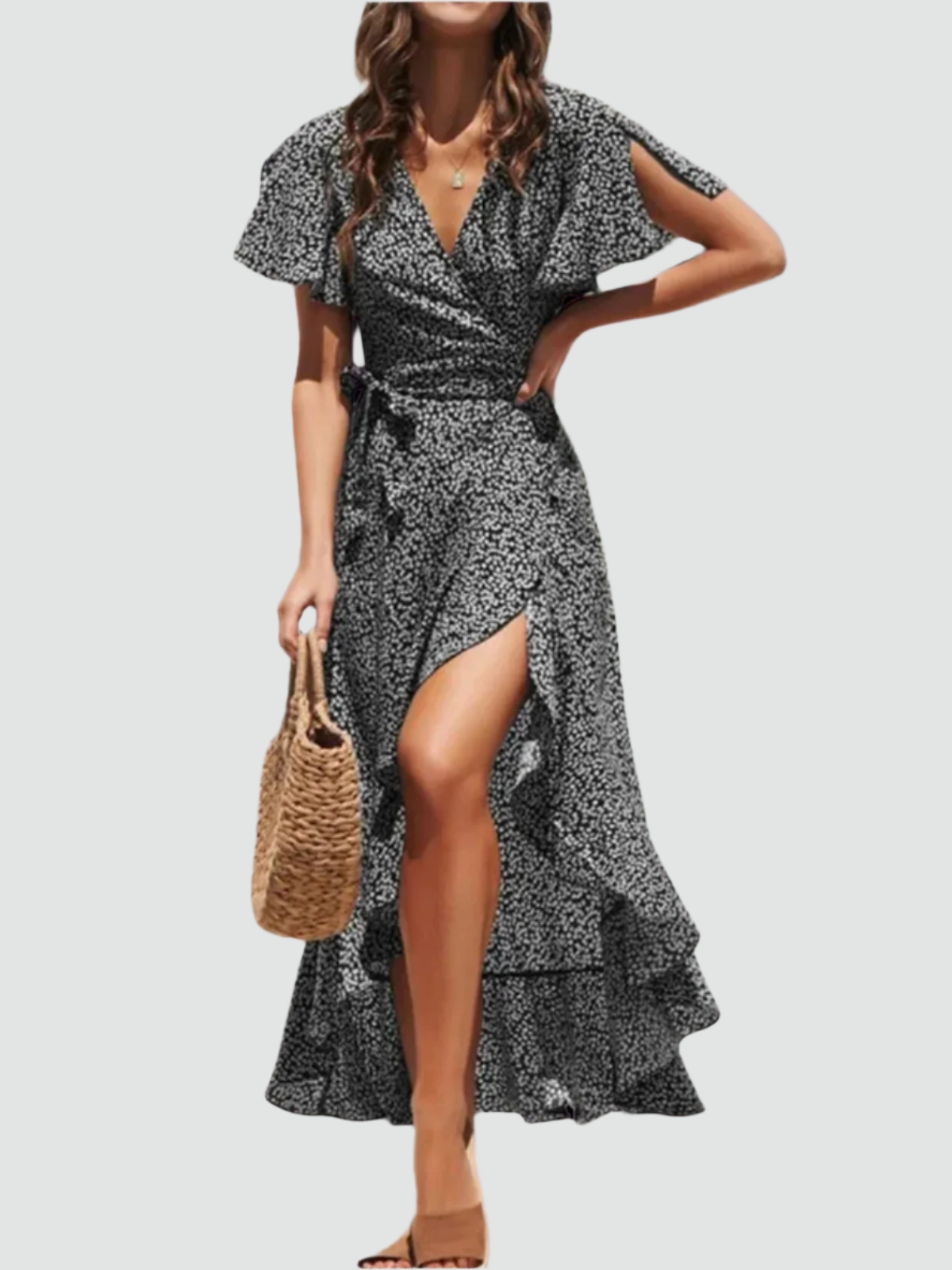 Effortlessly Chic Boho Floral Maxi Dress