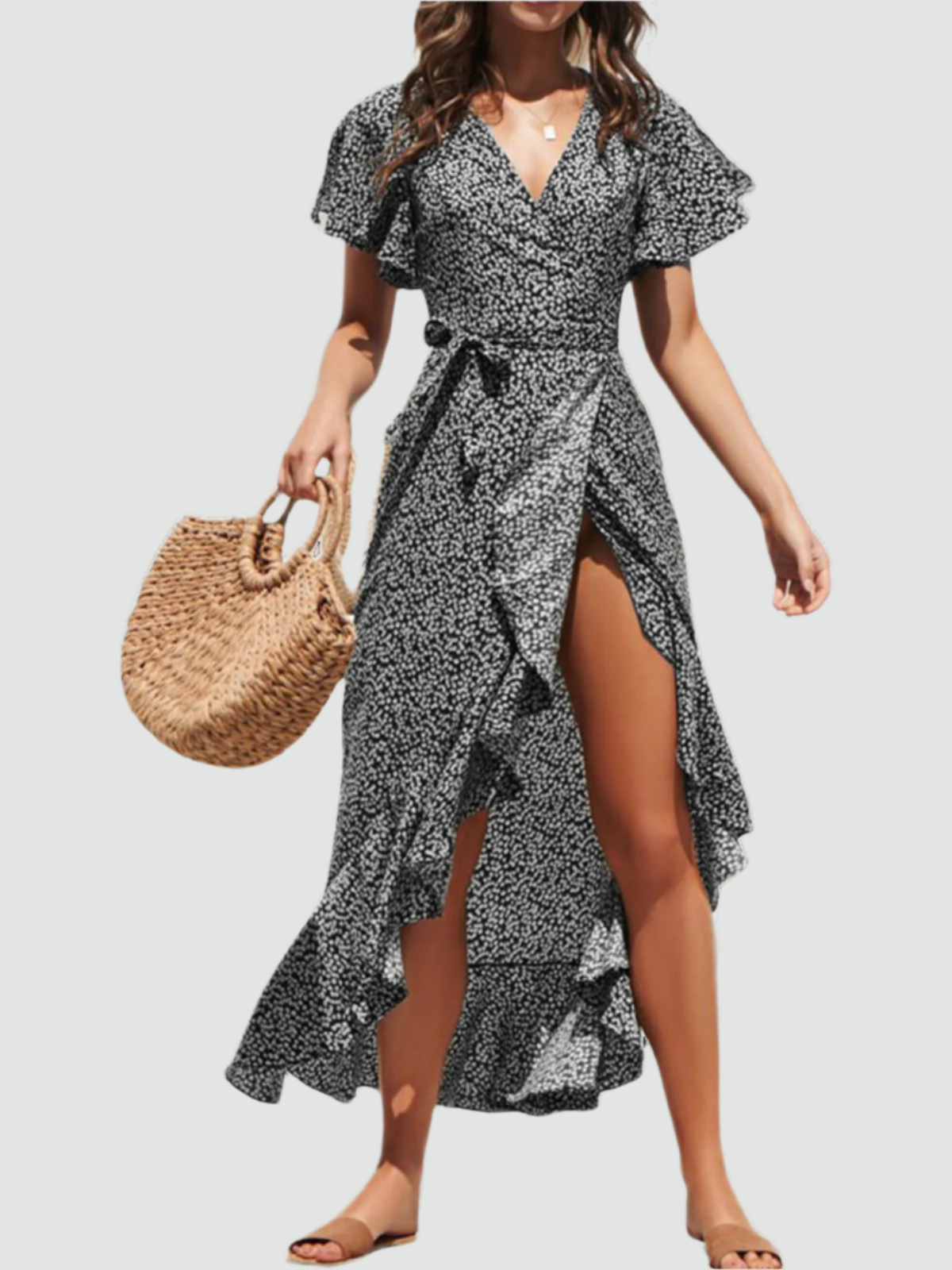 Effortlessly Chic Boho Floral Maxi Dress