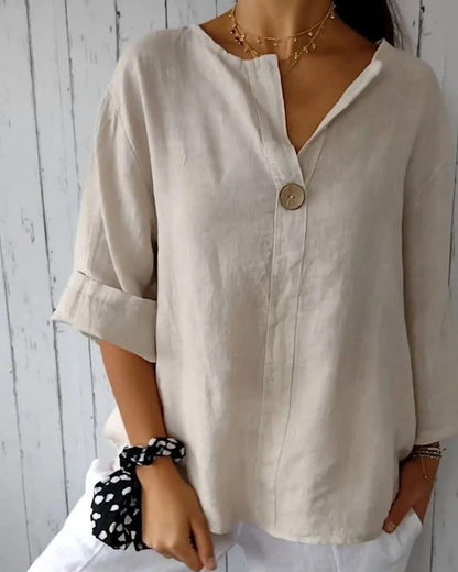 Effortless Chic V-Neck Top