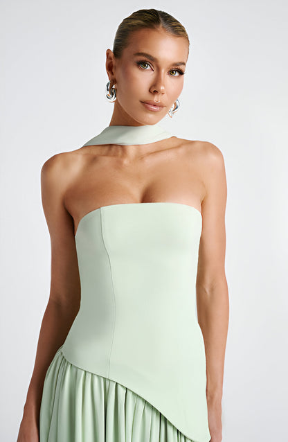 Bold Asymmetric Maxi Dress