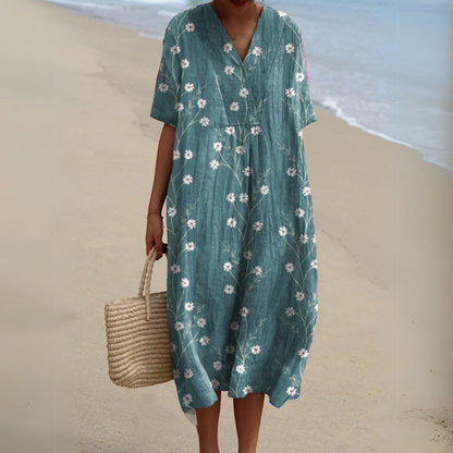 Radiant Floral Summer Dress