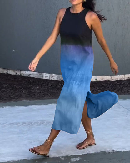Effortless Chic Gradient Dress